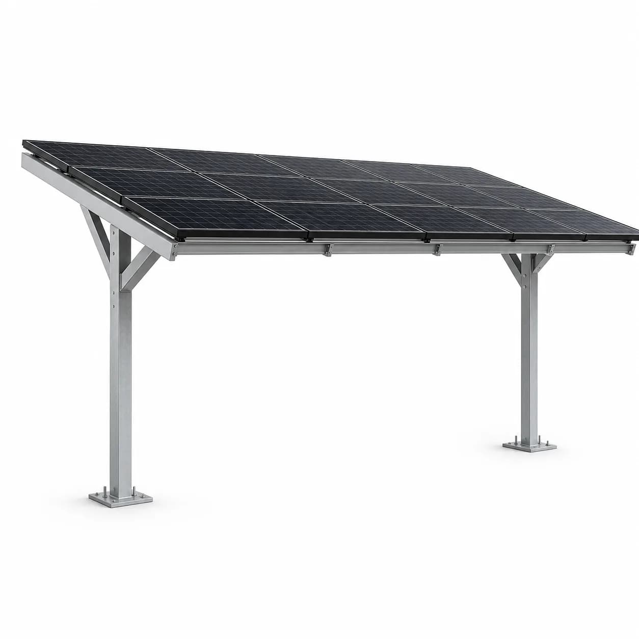 Solar carport canopy